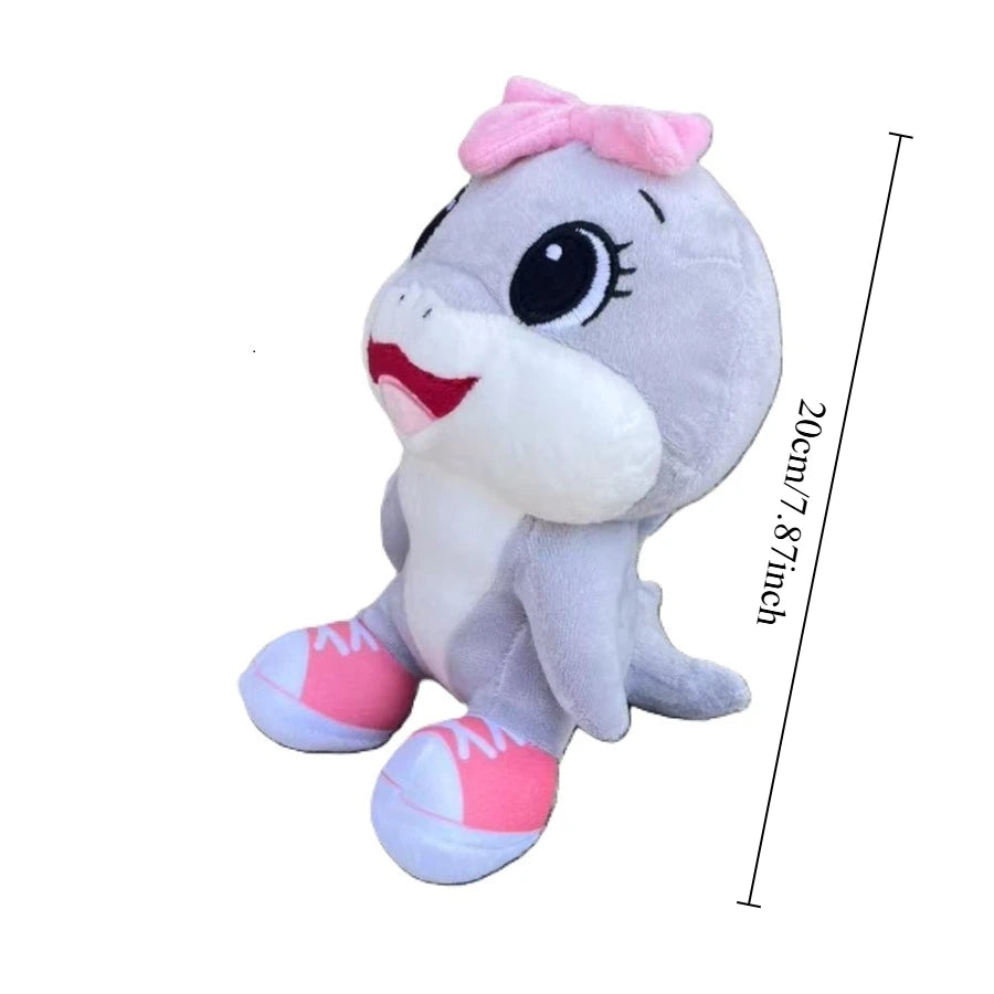 Kawaii Shark Plush Dolls Italian Brainrot Plushie Cute Telalaero Telala Stuffed Plush Toy Shark Soft Anime Dolls Birthday Gift
