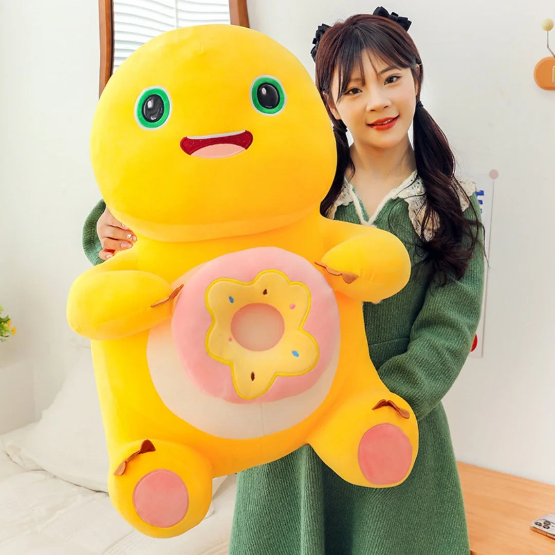 1pc 25cm/9.84in Cute milk dragon plush toy doll dinosaur cartoon doll Douyin explosive grabber doll birthday gift