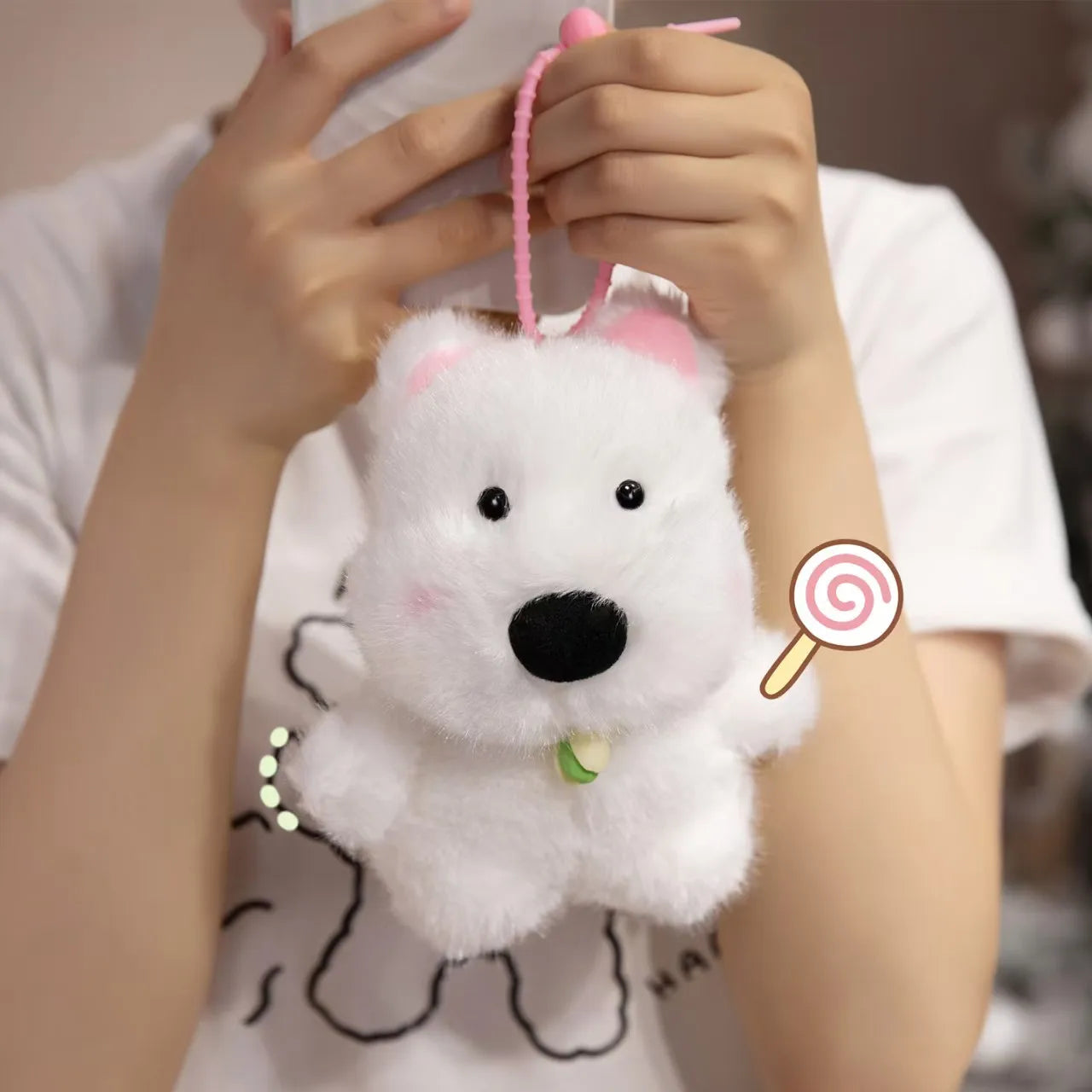 15cm Cute pillow penguin ybara rabbit duck panda fox cat Stitch plush toys keychain for children women girl gift