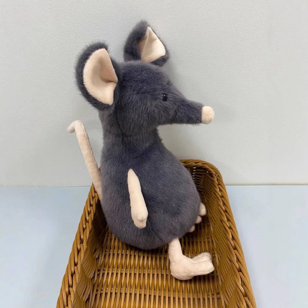 2025 New Jellycat Sad Mouse Plush Toy Kawaikid Soothing Doll Room Decoration Doll Girl Birthday Gift