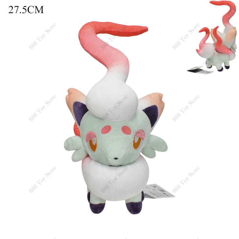 Pokemon Plush Shiny Gyarados Charizard Mega Rayquaza Hisuian Zorua Ho-Oh Lucario Butterfree Anime Stuffed Peluche Kids Xmas Gift