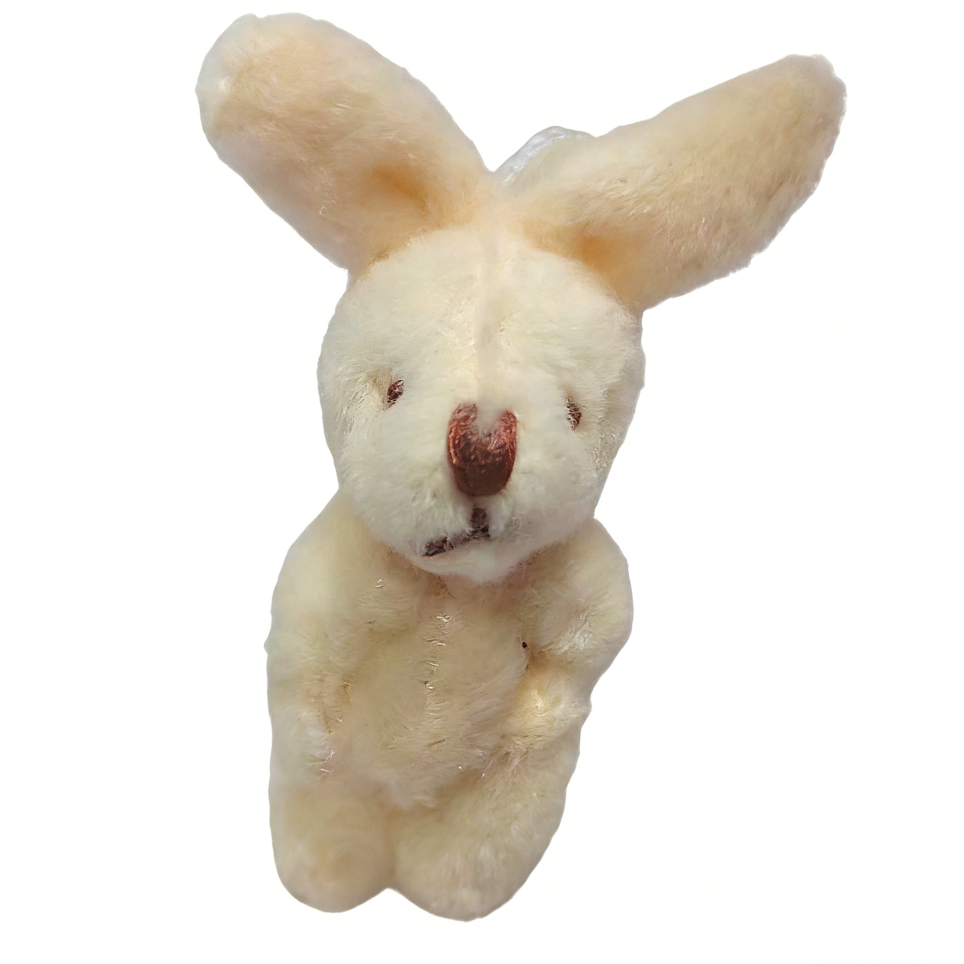 Mini Jointed Bunny Plush Toy - Poseable Stuffed Rabbit Doll (Assorted Colors) | Small Fluffy Bunny Ornament, Backpack Charm, Gift for Kids & Collectors