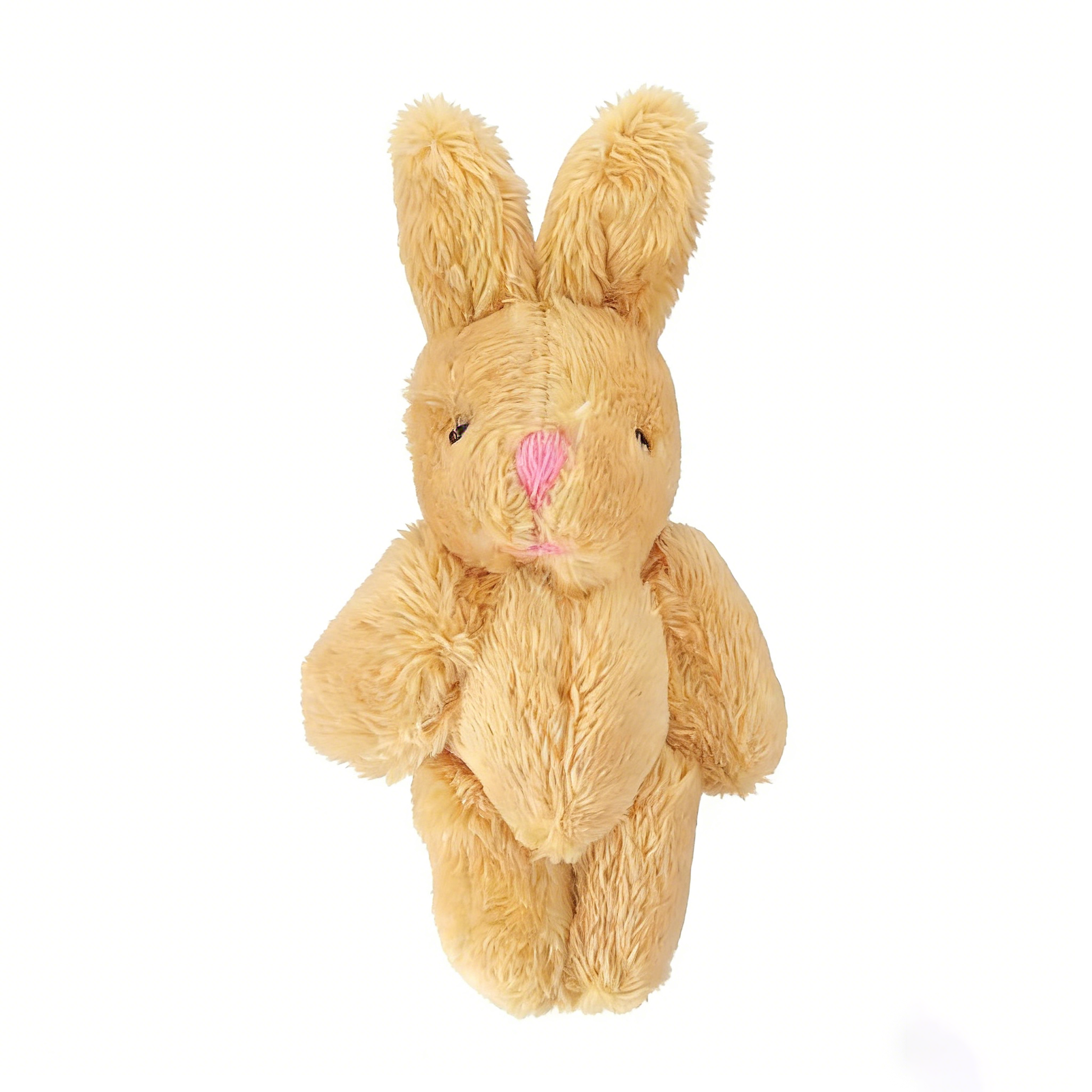 Mini Jointed Bunny Plush Toy - Poseable Stuffed Rabbit Doll (Assorted Colors) | Small Fluffy Bunny Ornament, Backpack Charm, Gift for Kids & Collectors