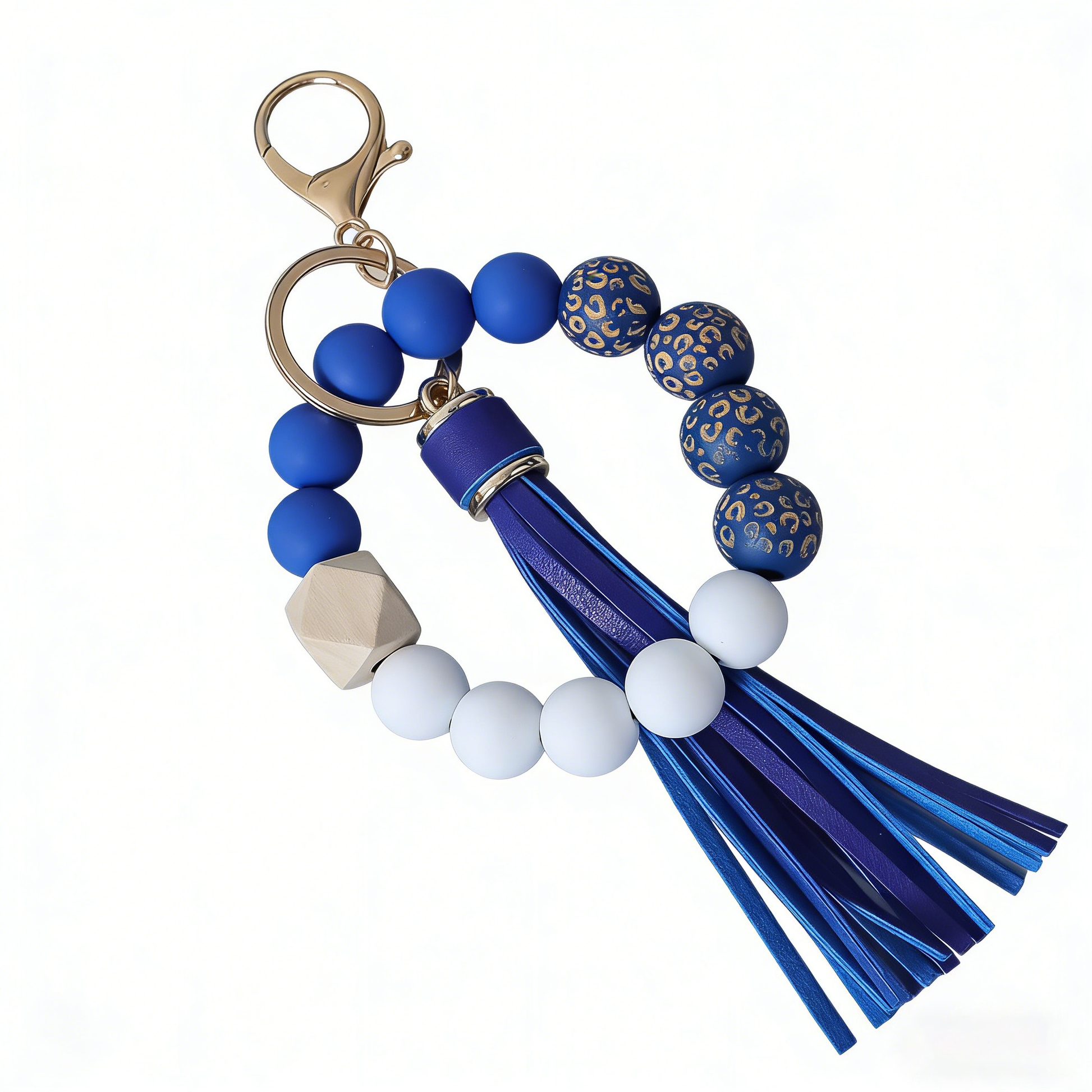 Beechwood Keychain、Positive Energy Charm、Memorial Bracelet Keychain、Silicone Bead Tassel Charm、Good Luck Keepsake