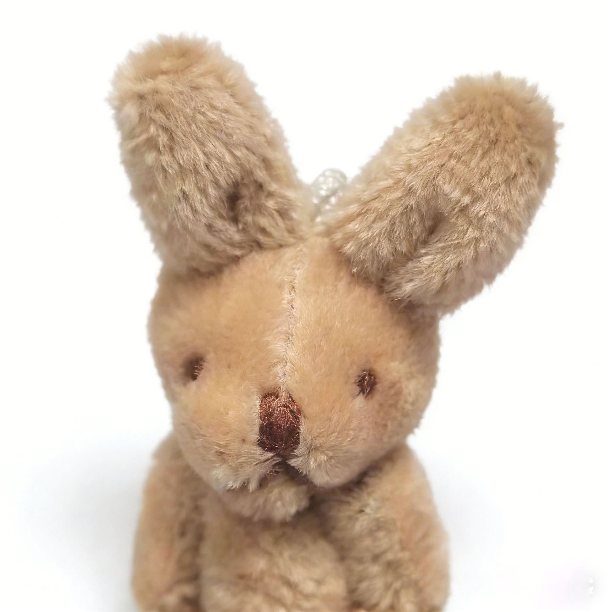 Mini Jointed Bunny Plush Toy - Poseable Stuffed Rabbit Doll (Assorted Colors) | Small Fluffy Bunny Ornament, Backpack Charm, Gift for Kids & Collectors