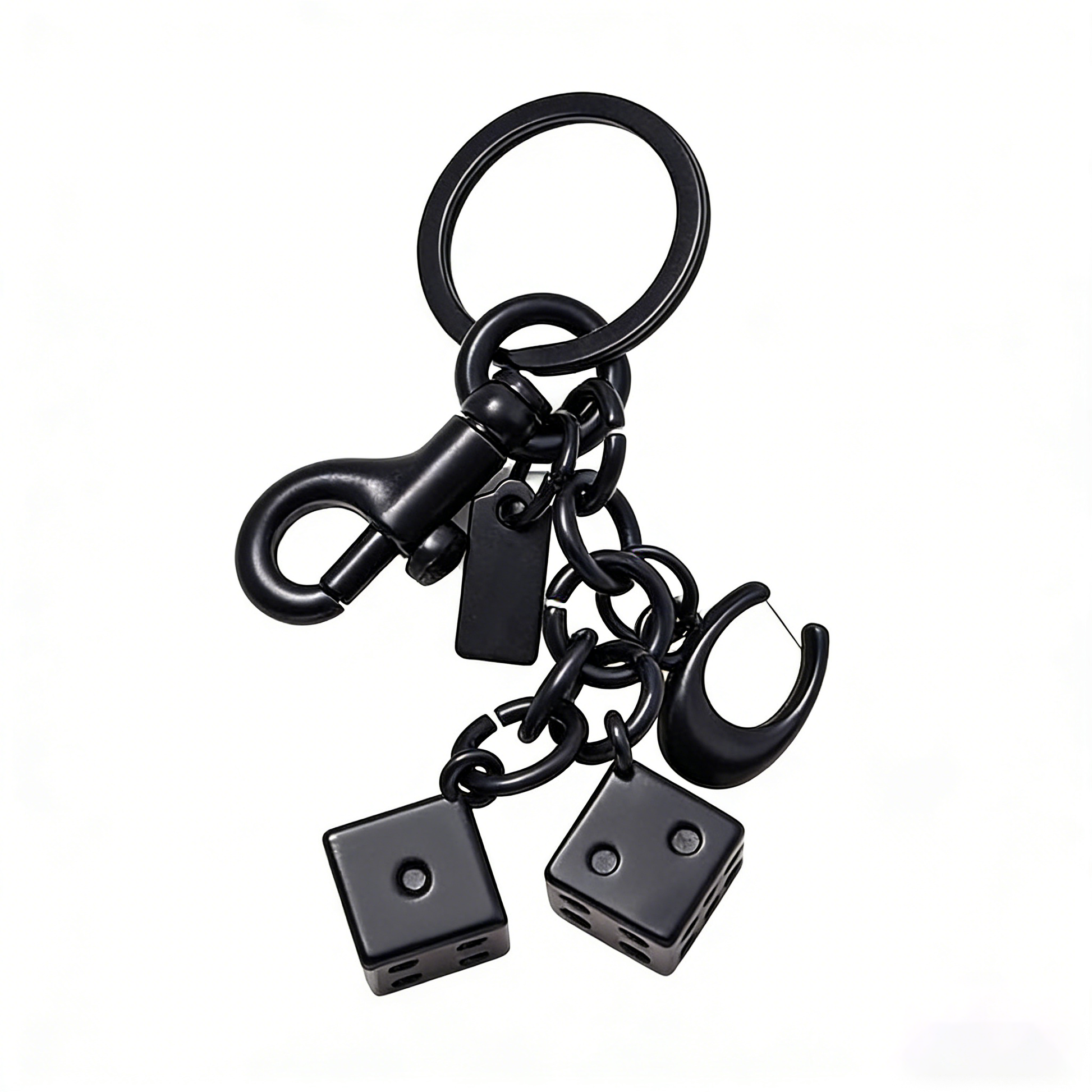 Dice Keychain Memorial Charm | Lucky Symbol Keepsake for Precious Memories