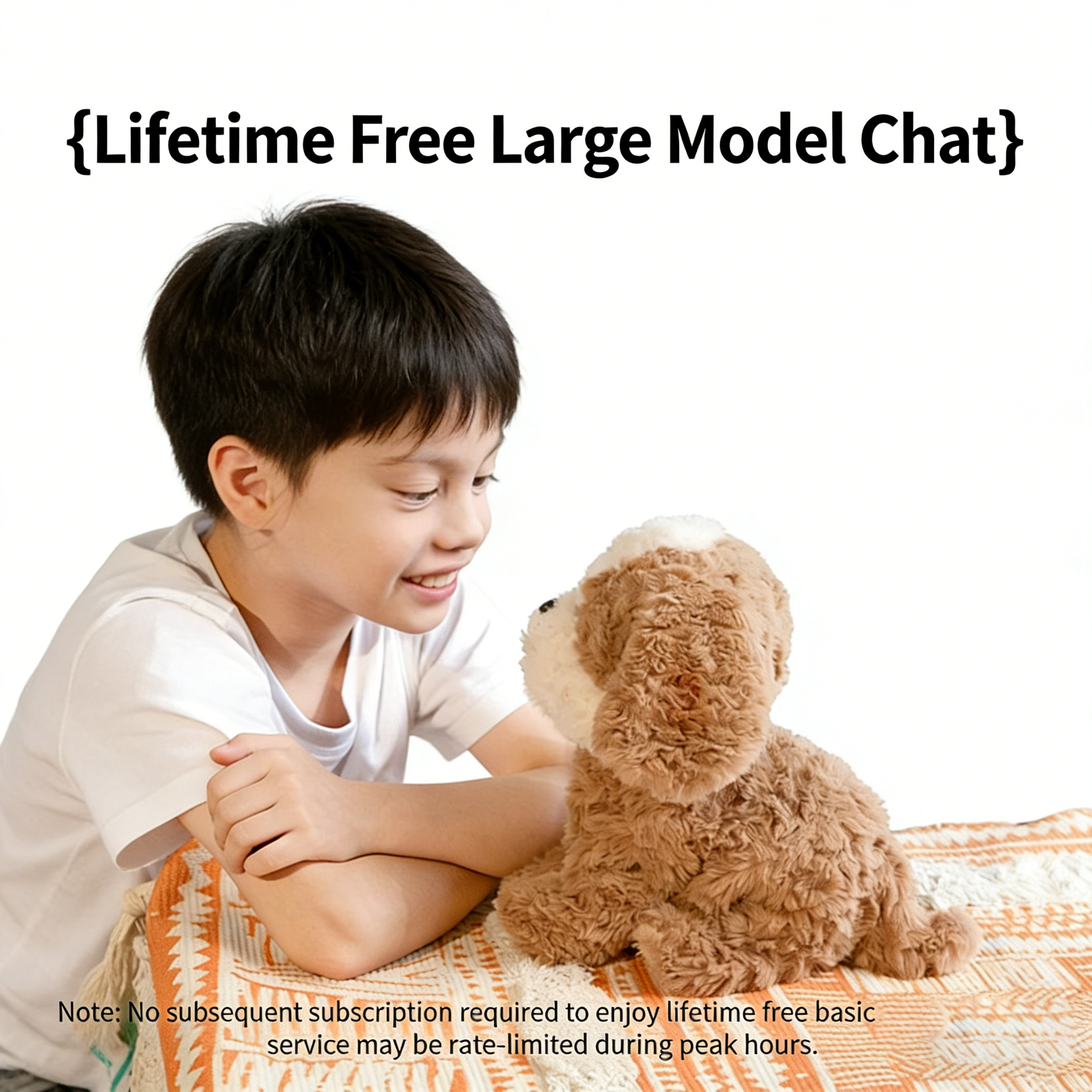 Intelligent Kids Companion Robot - Autonomous Movement, AI Dialogue, Educational Toy for Children 3-10 | Smart Plush Pet Interactive Learning Toy with Safety Guidance