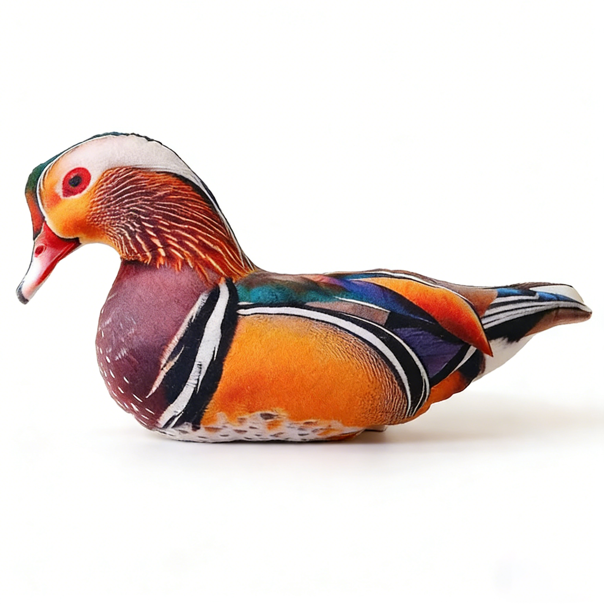 Realistic Farm Animal Plush Set (Rooster, Hen, Duck, Mandarin Duck) | 50cm Soft Stuffed Bird Toys | Emotional Support Cuddle Pillows | Unique Home Decor Gift for Animal Lovers